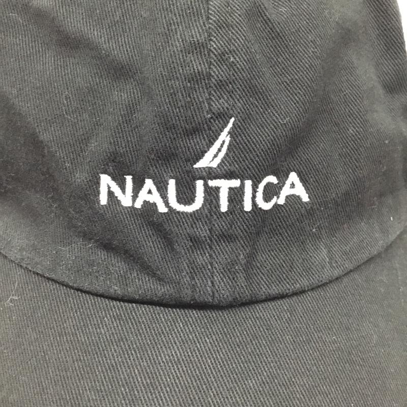 ノーティカ NAUTICA 帽子 キャップ 6パネルキャップ コットン ロゴ、文字 黒 / ブラック /  メンズ USED 古着 中古 10107912