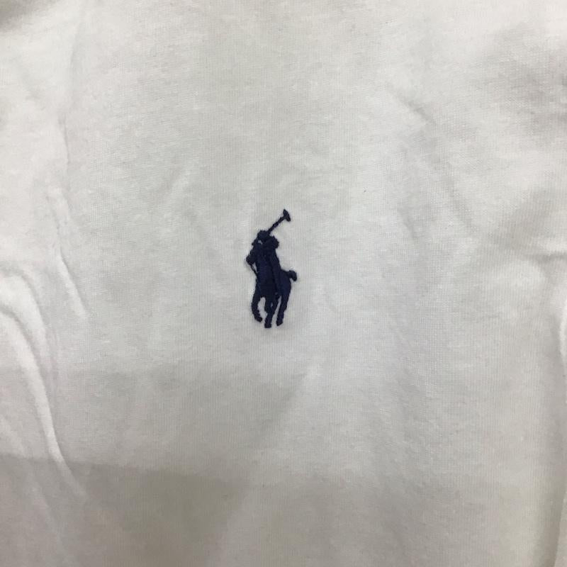 ポロラルフローレン POLO RALPH LAUREN Tシャツ 半袖 半袖カットソー プリントTシャツ クルーネックカットソー M ロゴ、文字 白 / ホワイト /  メンズ USED 古着 中古 10131507