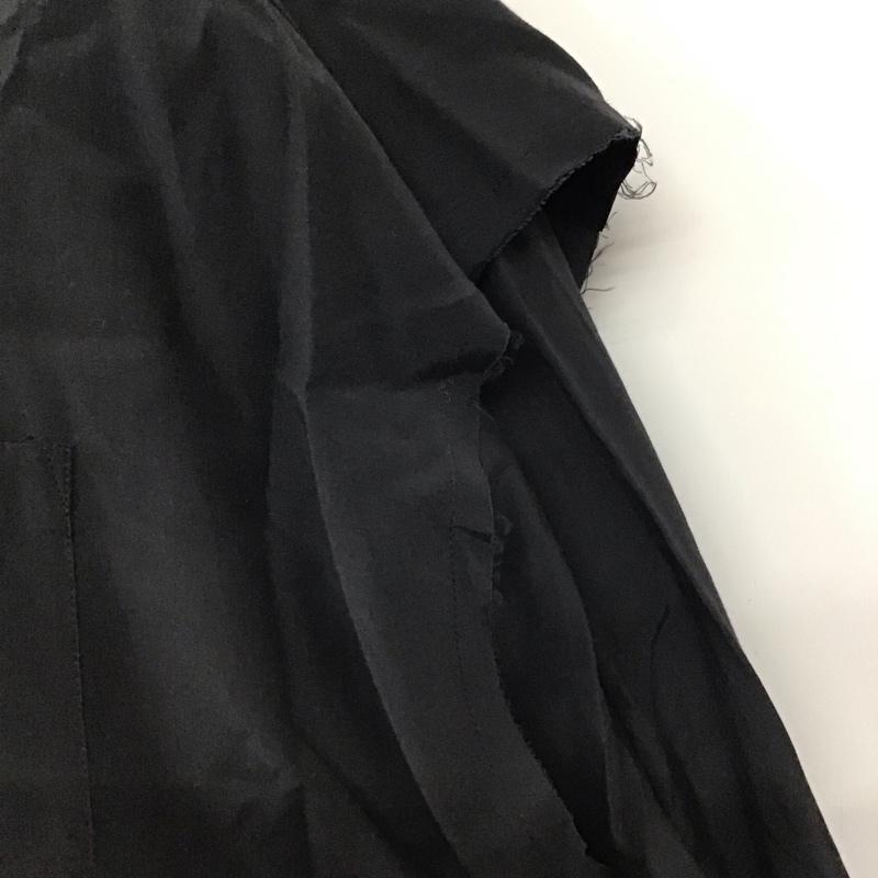 キディル KIDILL シャツ、ブラウス 長袖 KL489 レイヤードシャツ FREE 無地 黒 / ブラック /  メンズ USED 古着 中古 10117213