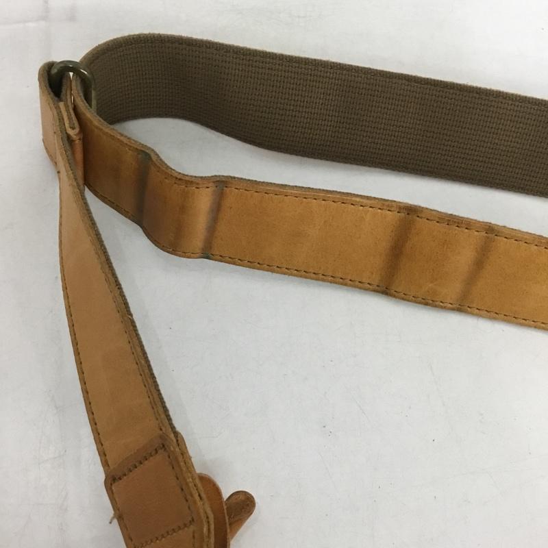バトラーヴァーナーセイルス Butler Verner Sails ショルダーバッグ ショルダーバッグ 馬革 レザーバッグ ロゴ、文字 キャメル / キャメル /  メンズ USED 古着 中古 10147455