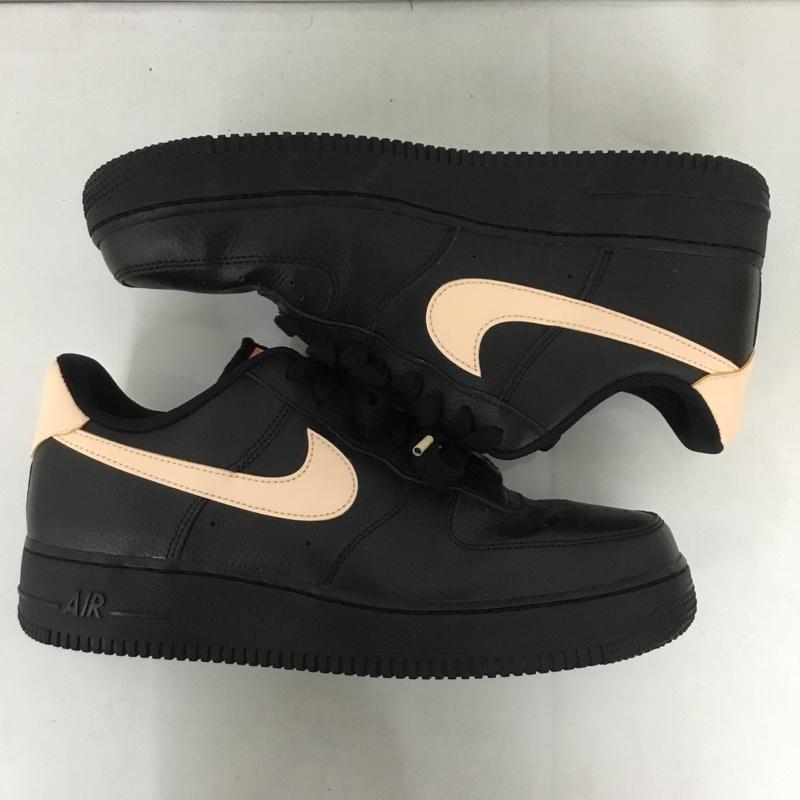 ナイキ NIKE スニーカー スニーカー 315115-039 WMNS AIR FORCE 1 07 27.5cm 27.5cm ロゴ、文字 黒 / ブラック / X 桃 / ピンク /  メンズ USED 古着 中古 10129546