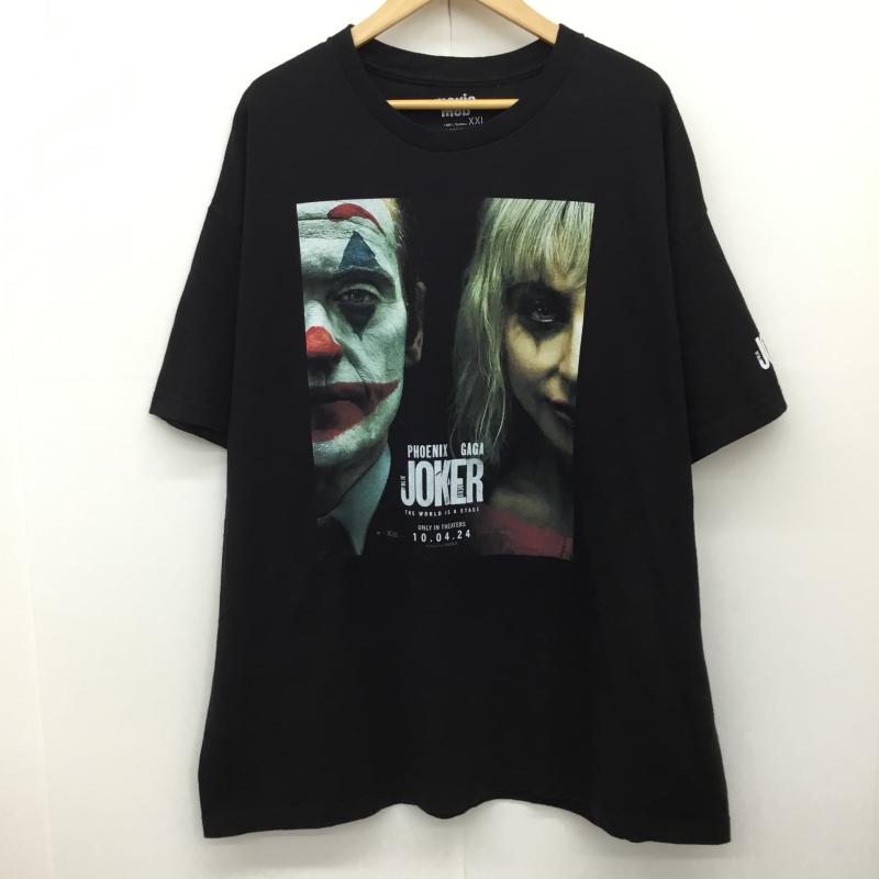 ユーズドクロージング used clothes Tシャツ 半袖 JOKER MOVIE TEE ジョーカー XXL プリント 黒 / ブラック /  メンズ USED 古着 中古 10134728