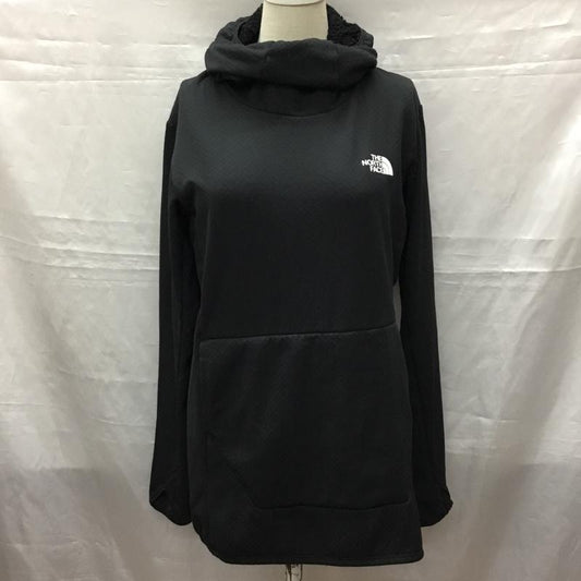 ザノースフェイス THE NORTH FACE カットソー 長袖 NL72101 カールサイドグリッドフーディ 長袖カットソー タートルネック S ロゴ、文字 黒 / ブラック /  レディース USED 古着 中古 10115201