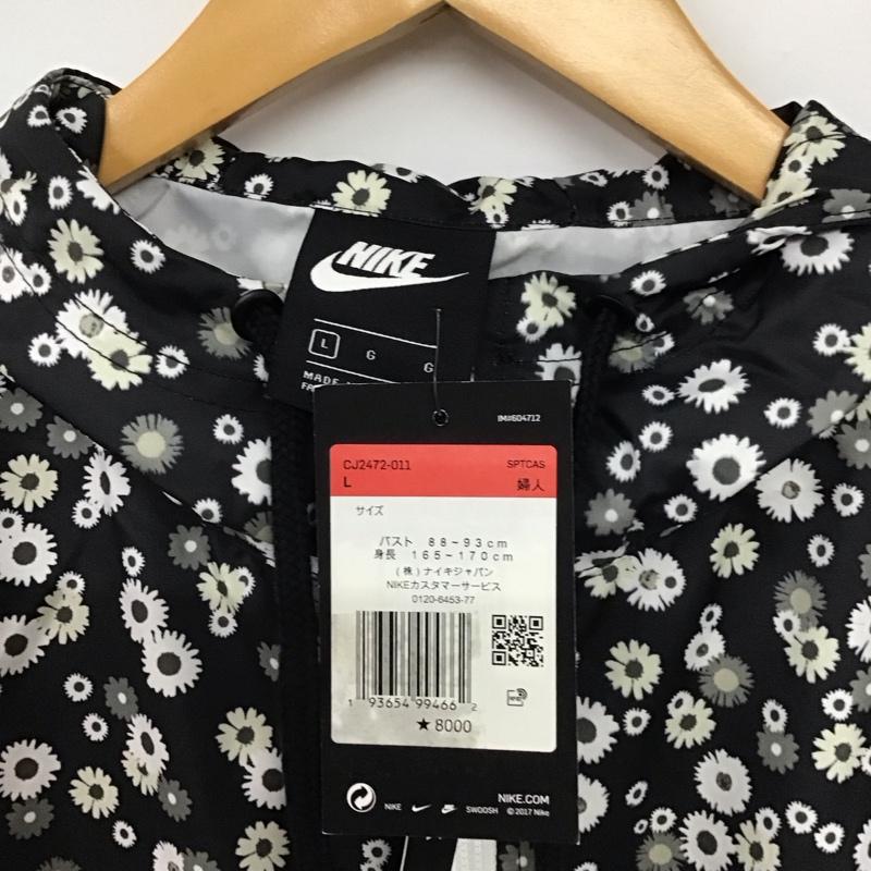 ナイキ NIKE ジャケット、上着 ジャケット、ブレザー cj2472-011 ヘリテージウーブンフローラルジャケット ブルゾン L 花柄 白 / ホワイト /  レディース USED 古着 中古 10145438