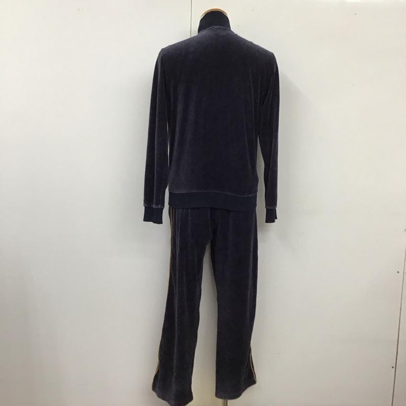 ナイキ NIKE セットアップ セットアップ 275833-420 ジャージ ジップアップジャケット ワイドパンツ 2点セット M ロゴ、文字 紺 / ネイビー /  メンズ USED 古着 中古 10117280