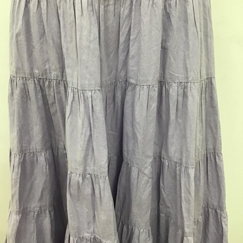 ミッシュマッシュ MISCH MASCH ワンピース ロングスカート 8-600-00553-4502-91 切替バックシャンワンピース 膝下丈 38 無地 紫 / パープル /  レディース USED 古着 中古 10107163
