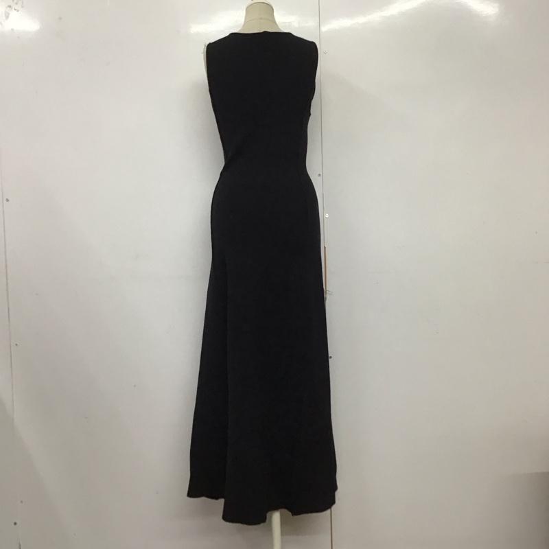 ザラ ZARA ワンピース ロングスカート S 無地 黒 / ブラック /  レディース USED 古着 中古 10124436