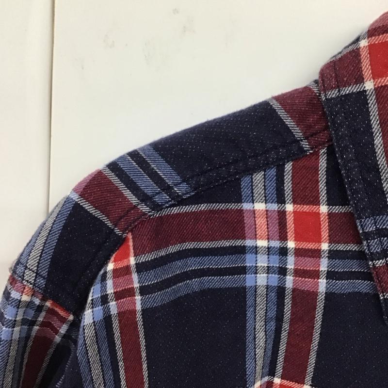 エディーバウアー Eddie Bauer シャツ、ブラウス 長袖 長袖シャツ チェックシャツ カラーシャツ ボタンダウンシャツ L チェック マルチカラー / マルチカラー /  メンズ USED 古着 中古 10130809