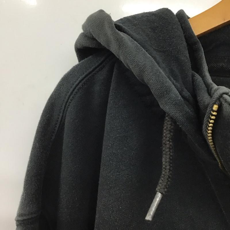 カーハート Carhartt パーカー 長袖 無地 黒 / ブラック /  メンズ USED 古着 中古 10145731