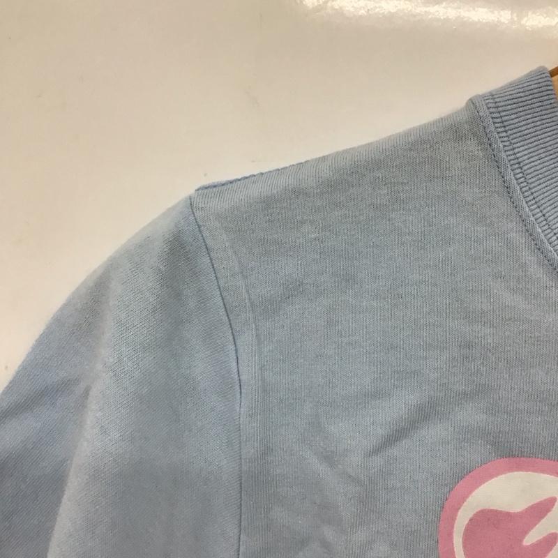 エックスガール X-girl Tシャツ 半袖 1 プリント 水色 / ライトブルー /  レディース USED 古着 中古 10140388