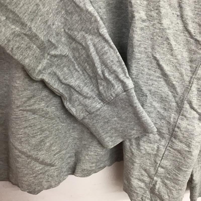 エックスガール X-girl Tシャツ 長袖 ONE SIZE プリント 灰 / グレー /  レディース USED 古着 中古 10149796