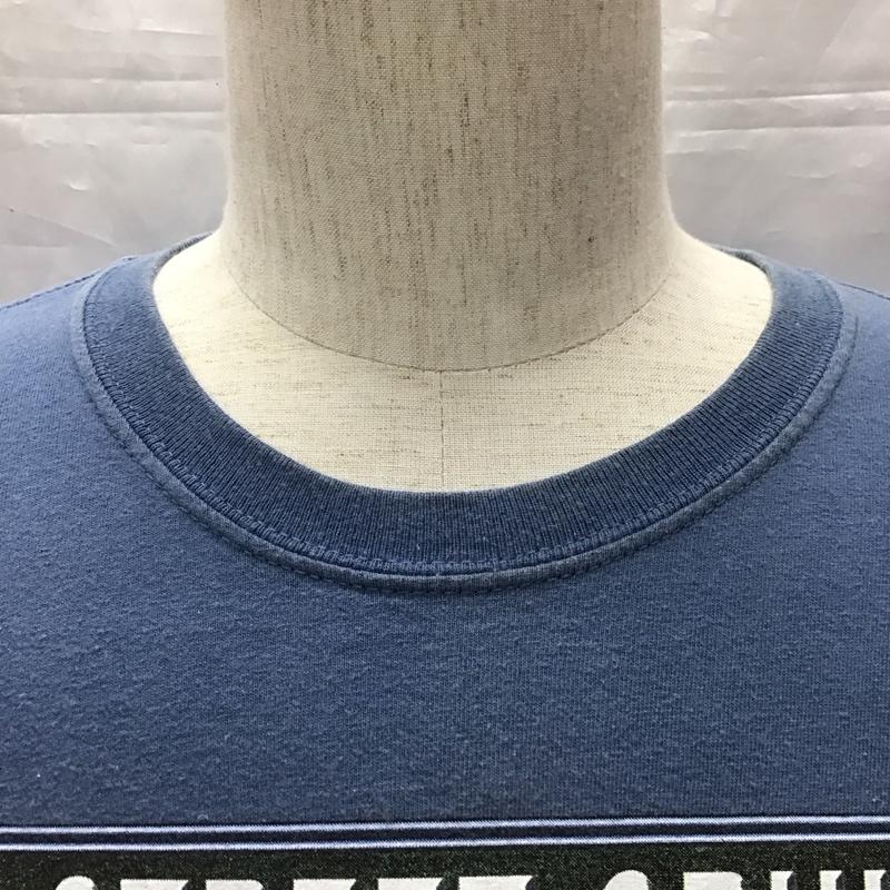 古着 USED Tシャツ 半袖 半袖カットソー プリントTシャツ クルーネックカットソー XL プリント 青 / ブルー /  メンズ USED 古着 中古 10116223