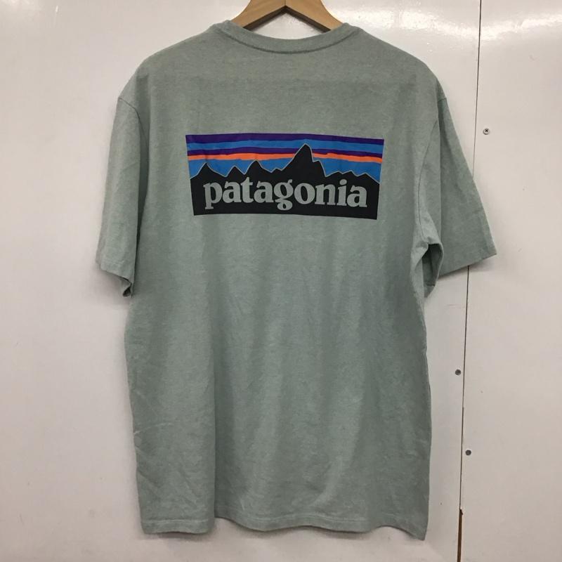 パタゴニア patagonia Tシャツ 半袖 半袖カットソー プリントTシャツ クルーネックカットソー M ロゴ、文字 マルチカラー / マルチカラー /  メンズ USED 古着 中古 10141678