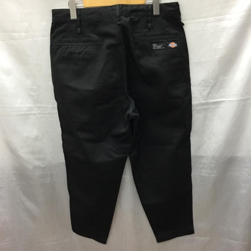 エフエイティー FAT パンツ ワークパンツ、ペインターパンツ ワークパンツ ワイドパンツ カジュアルパンツ dickies 無地 黒 / ブラック /  メンズ USED 古着 中古 10120488