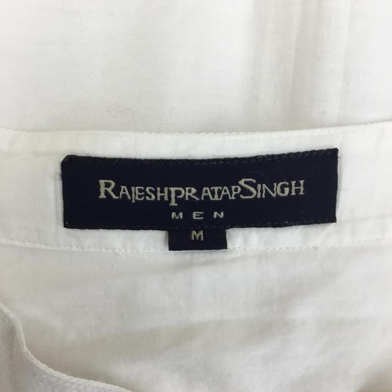 ユーズドクロージング used clothes シャツ、ブラウス 長袖 RAJESH PRATAP SINGH　長袖シャツ M 無地 白 / ホワイト /  メンズ USED 古着 中古 10129670