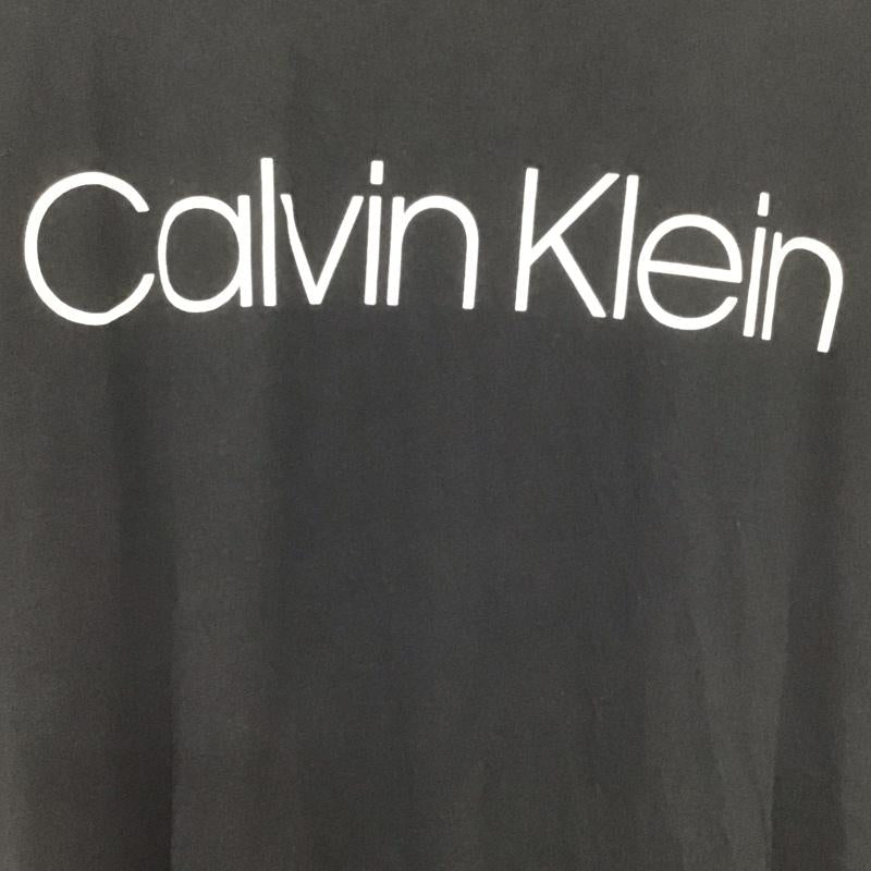 カルバン・クライン Calvin Klein Tシャツ 半袖 K10K104063 クルーネック L ロゴ、文字 黒 / ブラック /  メンズ USED 古着 中古 10140241