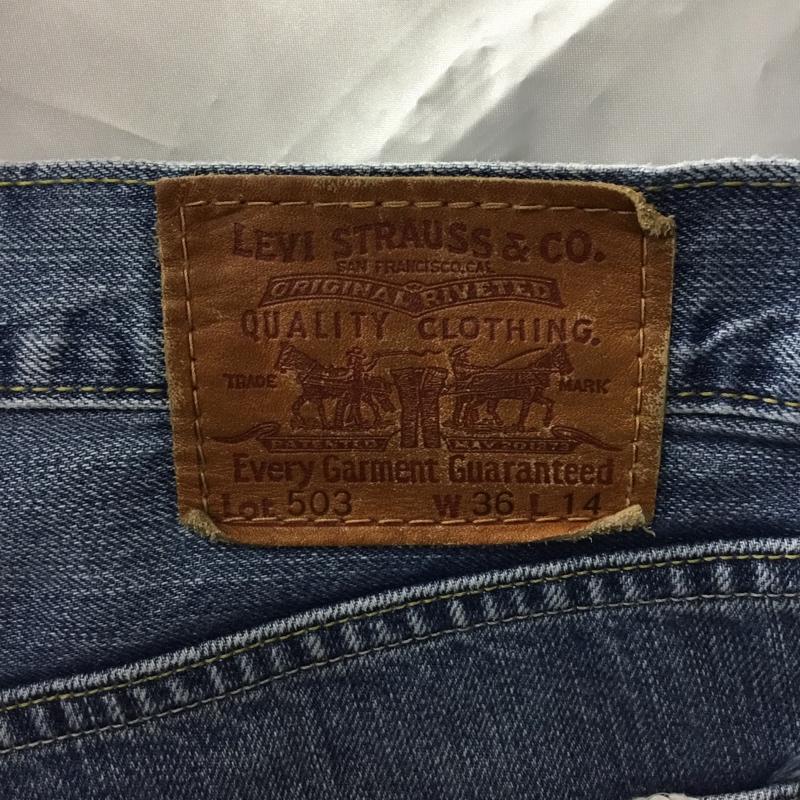 リーバイストラウスアンドコー Levi Strauss & co. パンツ ショートパンツ ショートパンツ ハーフパンツ カジュアルパンツ デニムショートパンツ 36 無地 インディゴ / インディゴ /  メンズ USED 古着 中古 10108730