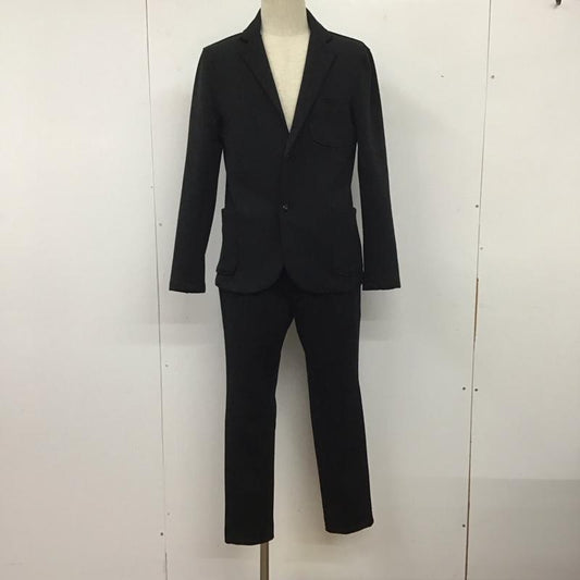カーリー Curly セットアップ セットアップ セットアップ 長袖ジャケット スラックスパンツ 2点セット 2 無地 黒 / ブラック /  メンズ USED 古着 中古 10142079
