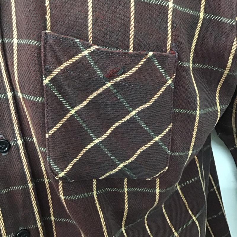 ビックマック BIGMAC シャツ、ブラウス 長袖 長袖シャツ チェックシャツ カラーシャツ ポケットシャツ 80s usa製 L チェック マルチカラー / マルチカラー /  メンズ USED 古着 中古 10125010