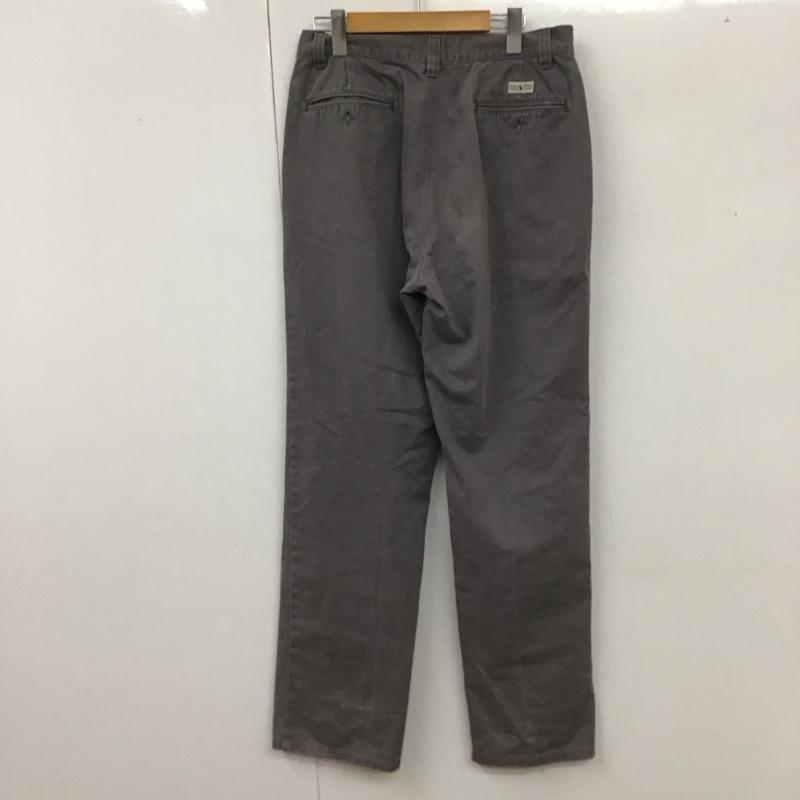 ポロラルフローレン POLO RALPH LAUREN パンツ チノパン チノパン カジュアルパンツ ワイドパンツ ストレートパンツ 32インチ 無地 灰 / グレー /  メンズ USED 古着 中古 10117479