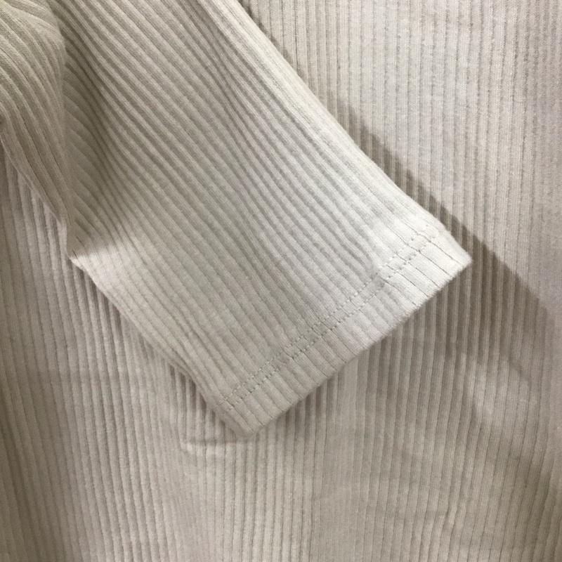 ザラ ZARA カットソー 長袖 長袖カットソー リブカットソー L 無地 アイボリー / アイボリー /  レディース USED 古着 中古 10145429
