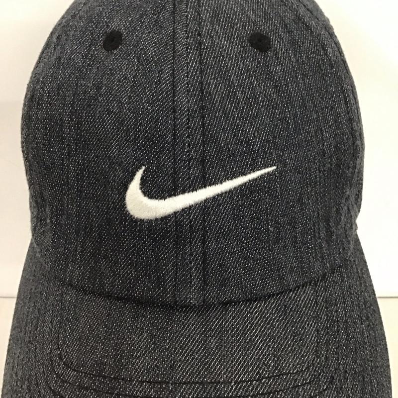 ナイキ NIKE 帽子 キャップ ロゴ、文字 チャコールグレー / チャコールグレー /  メンズ USED 古着 中古 10141149