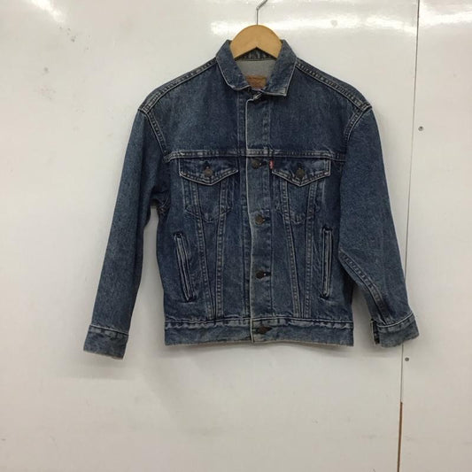 リーバイス Levi s ジャケット、上着 ジャケット、ブレザー デニムジャケット Gジャン M 無地 インディゴ / インディゴ /  レディース USED 古着 中古 10129630