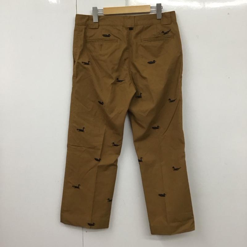エルエルビーン L.L.Bean パンツ チノパン 273418 刺繍 鳥 32 総柄 茶 / ブラウン /  メンズ USED 古着 中古 10111225