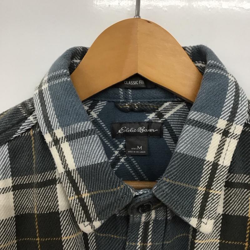 エディーバウアー Eddie Bauer シャツ、ブラウス 長袖 長袖シャツ チェックシャツ カラーシャツ M チェック マルチカラー / マルチカラー /  メンズ USED 古着 中古 10144601