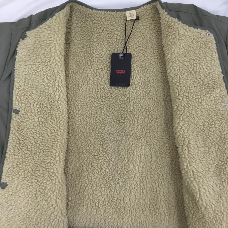 リーバイス Levi s ジャケット、上着 ジャンパー、ブルゾン A7233-0000 リバーシブルライナージャケット XL 無地 カーキ / カーキ /  メンズ USED 古着 中古 10117340