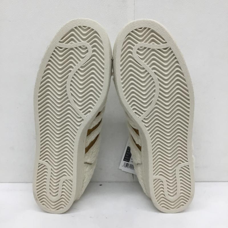 アディダス adidas スニーカー スニーカー ID1638　Superstar Concha　スーパースター　コンチャ 27.5cm 総柄 白 / ホワイト / X 茶 / ブラウン /  メンズ USED 古着 中古 10122728