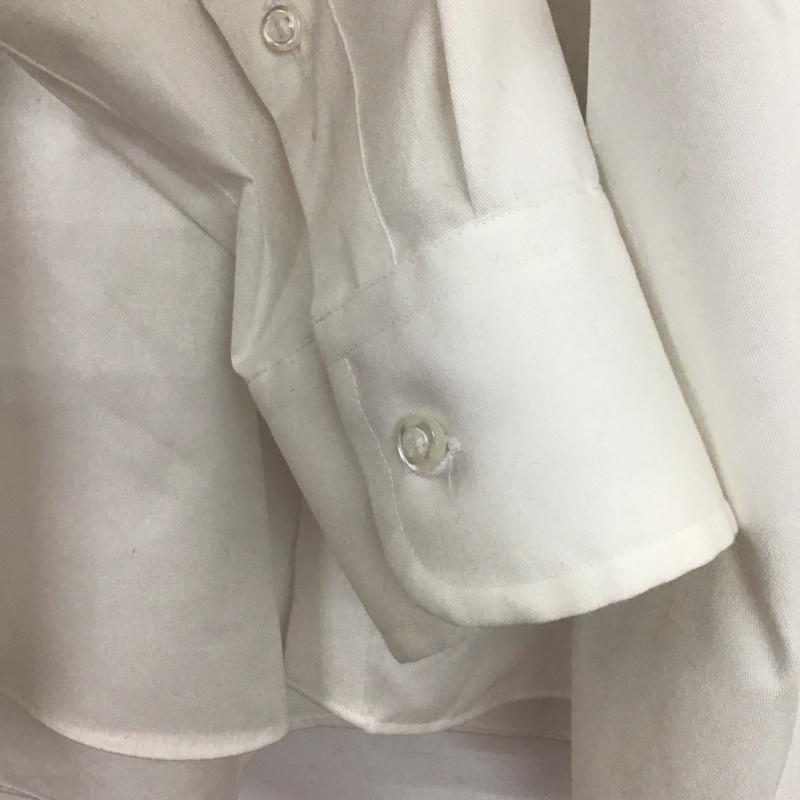ザラ ZARA シャツ、ブラウス 長袖 長袖シャツ 無地シャツ カラーシャツ M 無地 白 / ホワイト /  メンズ USED 古着 中古 10133981