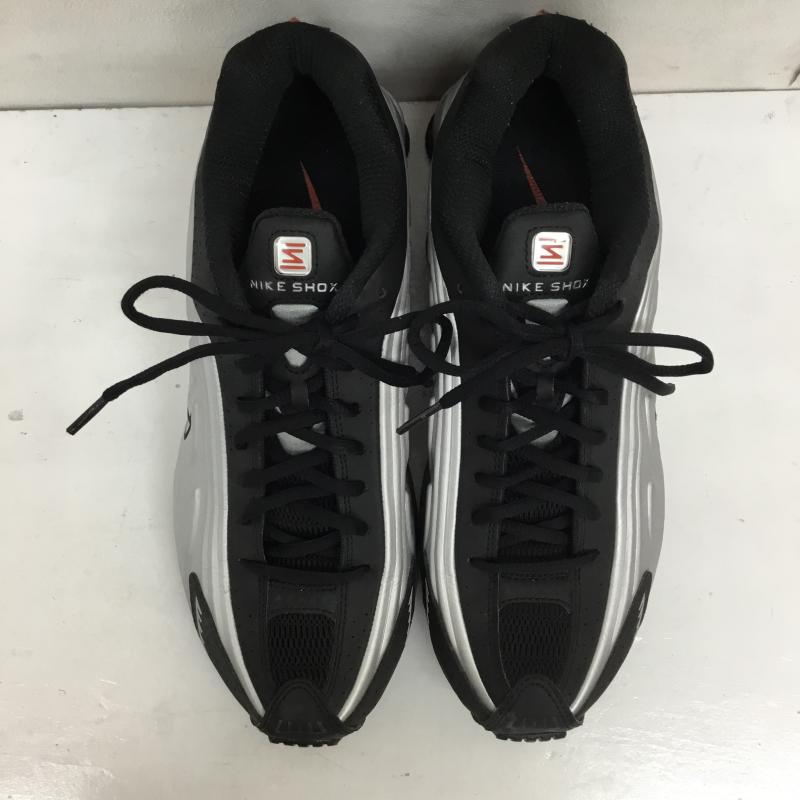 ナイキ NIKE スニーカー スニーカー HQ1988-002 SHOX R4 METALLIC SILVER/METALLIC SILVER-BLACK 27.5cm ロゴ、文字 銀 / シルバー / X 黒 / ブラック /  メンズ USED 古着 中古 10143323