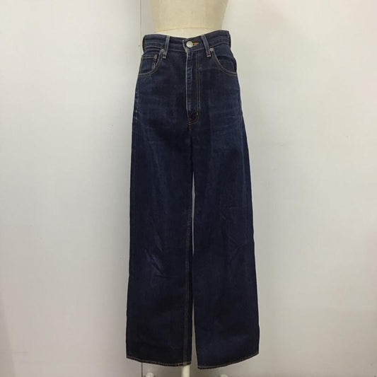 アズールバイマウジー AZUL BY MOUSSY パンツ デニム、ジーンズ 250aaw11-a012 ハイウエストパンツ デニムパンツ ワイドパンツ 26インチ 無地 インディゴ / インディゴ /  レディース USED 古着 中古 10124127
