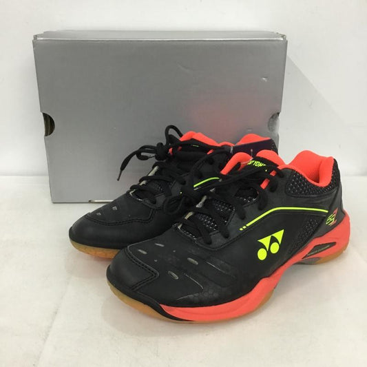 ヨネックス YONEX スニーカー スニーカー SHB65Z パワークッション65Z 24cm バドミントンシューズ 箱有 24.0cm ロゴ、文字 黒 / ブラック / X 赤 / レッド / X 黄 / イエロー /  レディース USED 古着 中古 10149910