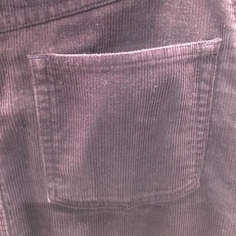 エディーバウアー Eddie Bauer スカート ロングスカート コーデュロイ バックスリット 4 無地 えんじ / ワインレッド /  レディース USED 古着 中古 10112893
