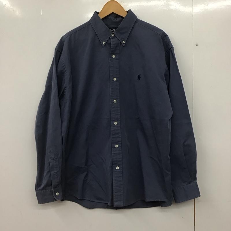 ラルフローレン RALPHLAUREN シャツ、ブラウス 長袖 長袖シャツ 無地シャツ カラーシャツ ボタンダウンシャツ L ロゴ、文字 マルチカラー / マルチカラー /  メンズ USED 古着 中古 10146653
