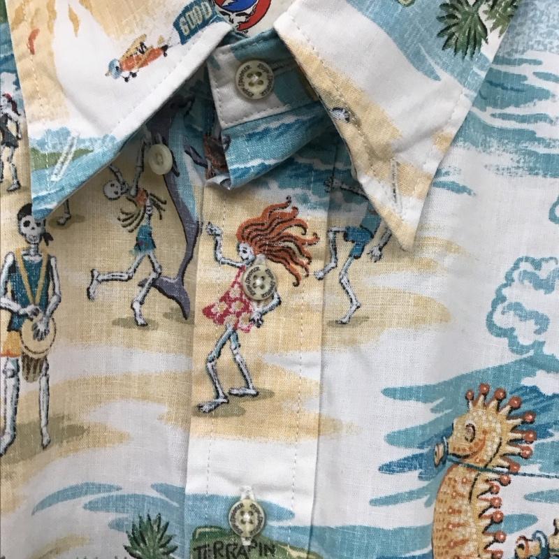 レインスプーナー reyn spooner シャツ、ブラウス 半袖 半袖シャツ プリントシャツ ポケットシャツ グレイトフルデッド XL プリント マルチカラー / マルチカラー /  メンズ USED 古着 中古 10130098