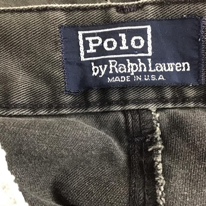 ポロバイラルフローレン Polo by RALPH LAUREN パンツ ショートパンツ ショートパンツ ハーフパンツ カジュアルパンツ 90s usa製 3 無地 黒 / ブラック /  メンズ USED 古着 中古 10112121