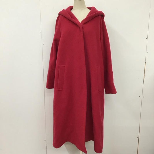 シップス SHIPS コート コート一般 any 724-15-0009 SORONA フーデットコート ロング丈 FREE 無地 桃 / ピンク /  レディース USED 古着 中古 10118224