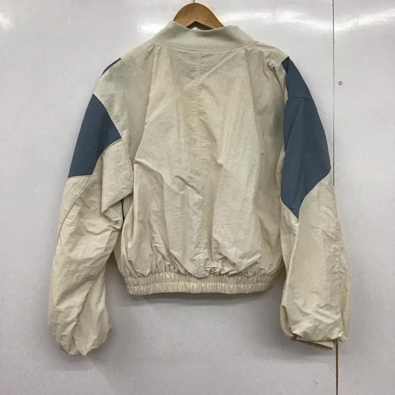 ジーナシス JEANASIS ジャケット、上着 ジャンパー、ブルゾン JS071575TS ハイショクショートブルゾン FREE 無地 白 / ホワイト / X 水色 / ライトブルー /  レディース USED 古着 中古 10148601