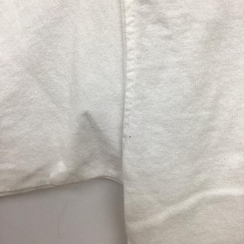 チャンピオン Champion Tシャツ 半袖 半袖カットソー プリントTシャツ クルーネックカットソー M プリント 白 / ホワイト /  メンズ USED 古着 中古 10151366