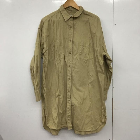ローリーズファーム LOWRYS FARM シャツ、ブラウス 長袖 FREE 無地 ベージュ / ベージュ /  レディース USED 古着 中古 10147900