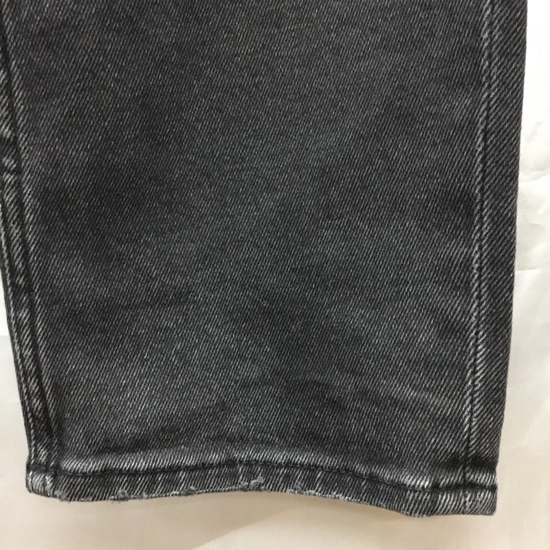 モンクレール MONCLER パンツ デニム、ジーンズ H20912A00017 596CP ストレッチ 46 46 ワンポイント 黒 / ブラック /  メンズ USED 古着 中古 10111387