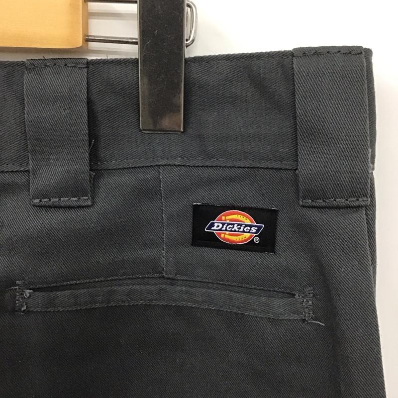 ディッキーズ Dickies パンツ スラックス ワークパンツ ワイドパンツ カジュアルパンツ スラックス センタータックパンツ 36 無地 灰 / グレー /  メンズ USED 古着 中古 10110940
