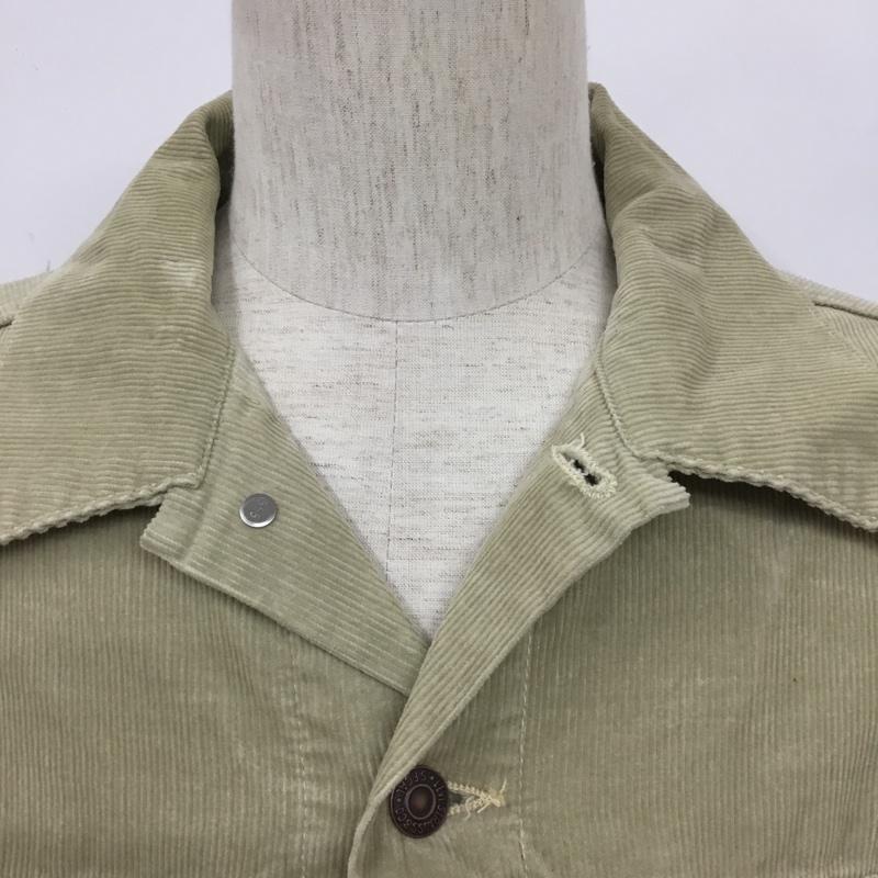 リーバイス Levi s ジャケット、上着 ジャケット、ブレザー コーデュロイジャケット ポケットジャケット カジュアルジャケット カラージャケット 44 無地 ベージュ / ベージュ /  メンズ USED 古着 中古 10109498