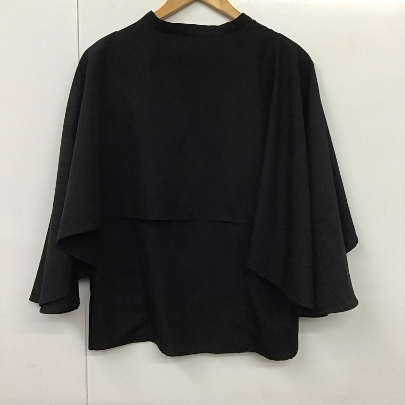 アビトーキョー ABITOKYO シャツ、ブラウス 七分袖 M 無地 茶 / ブラウン /  レディース USED 古着 中古 10131031