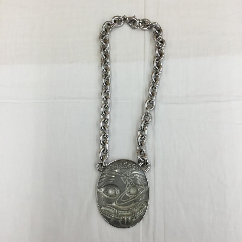 ヴィヴィアンウエストウッド Vivienne Westwood アクセサリー ネックレス、ペンダント ロゴ、文字 銀 / シルバー /  メンズ USED 古着 中古 10137578