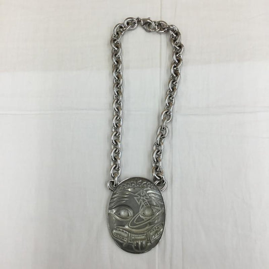 ヴィヴィアンウエストウッド Vivienne Westwood アクセサリー ネックレス、ペンダント ロゴ、文字 銀 / シルバー /  メンズ USED 古着 中古 10137578