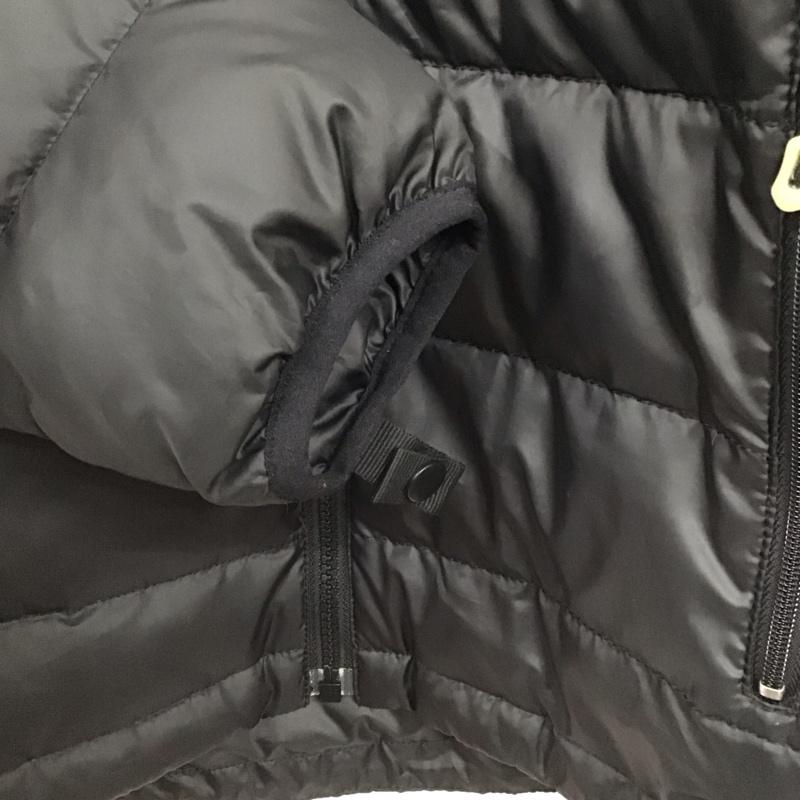 マウンテンイクイップメント MOUNTAIN EQUIPMENT ジャケット、上着 ジャンパー、ブルゾン ジップアップジャケット ダウンジャケット アウター スタンドカラー M ロゴ、文字 黒 / ブラック /  メンズ USED 古着 中古 10140897